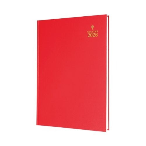 A5 Day To A Page - Red