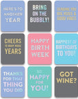 All-Occasion Greeting Card Assortment Silver Glitter | Bookazine HK