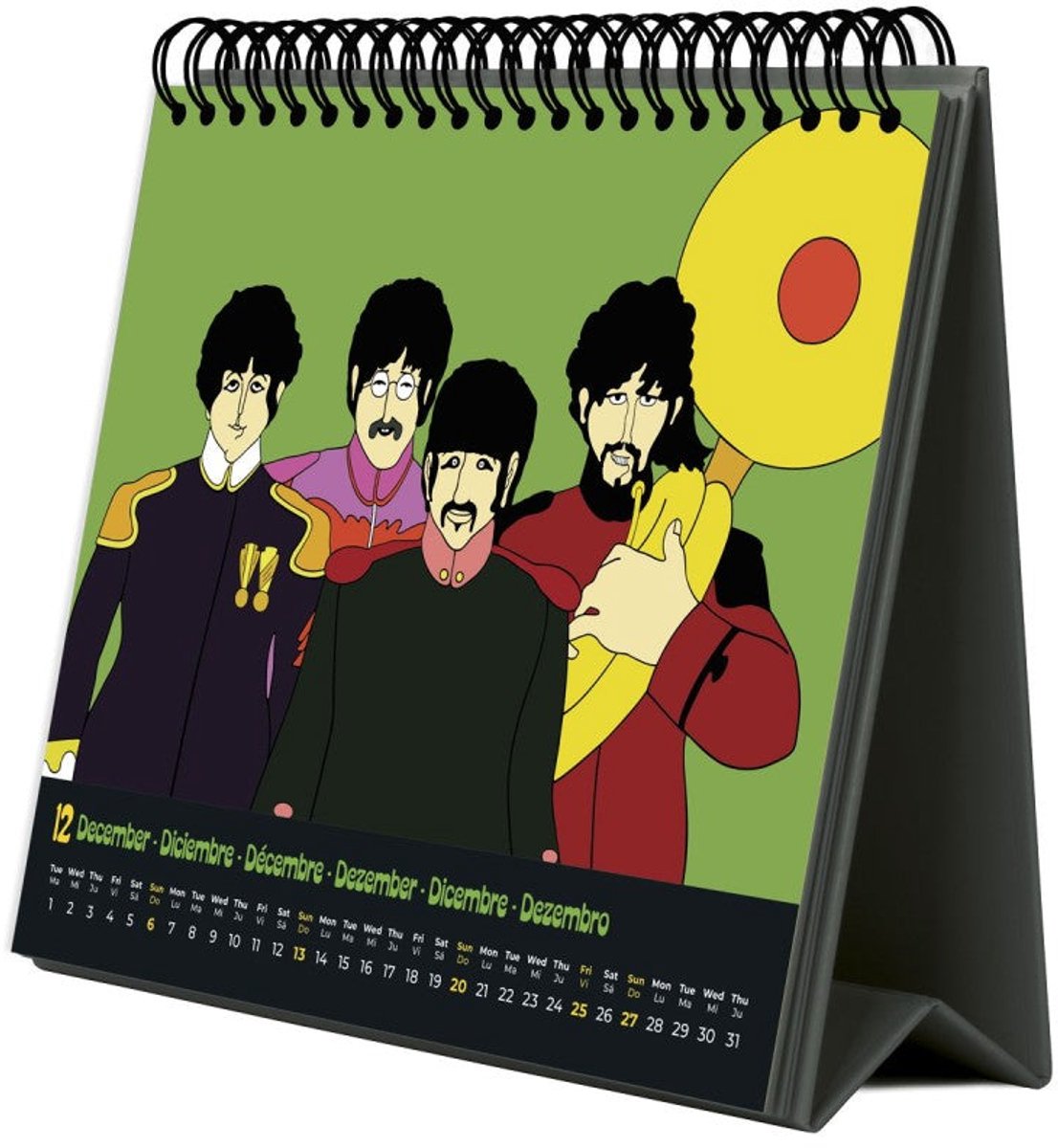 The Beatles Desk Calendar 2026