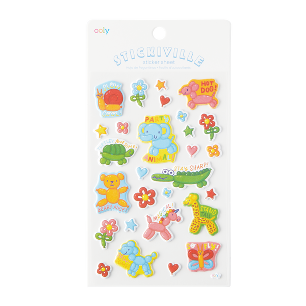 Stickiville Animal Balloons Stickers