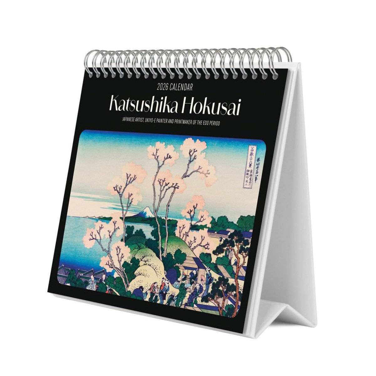 Hokusai Desk Calendar 2026