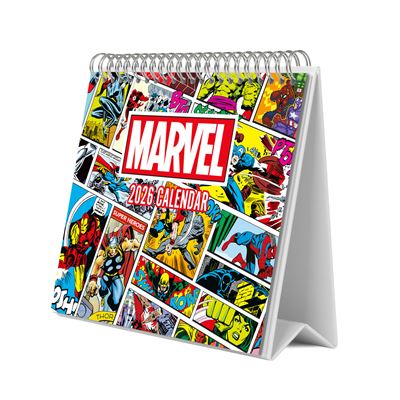 Marvel Desk Calendar 2026