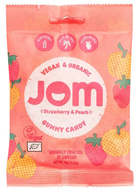 Jom Strawberry &amp; Peach Gummies 70G | Bookazine HK