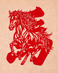 Year of the Horse Paper Cutting