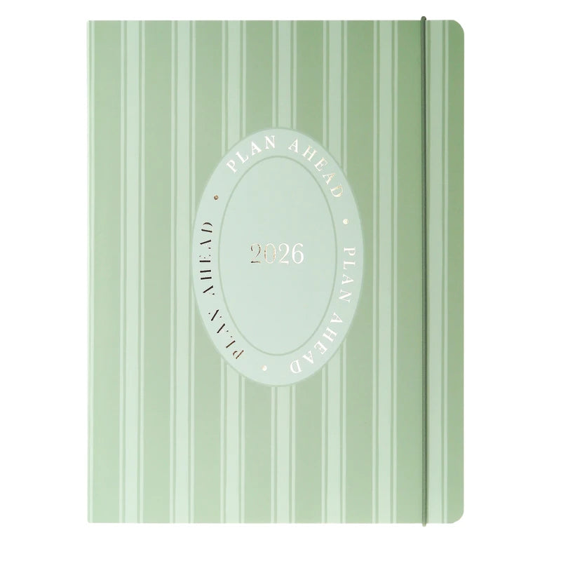 Cottage Stripe Monthly Planner 2026 | Bookazine HK