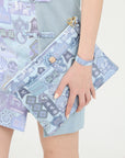 POSEY Canton-slang Print Puffy Clutch