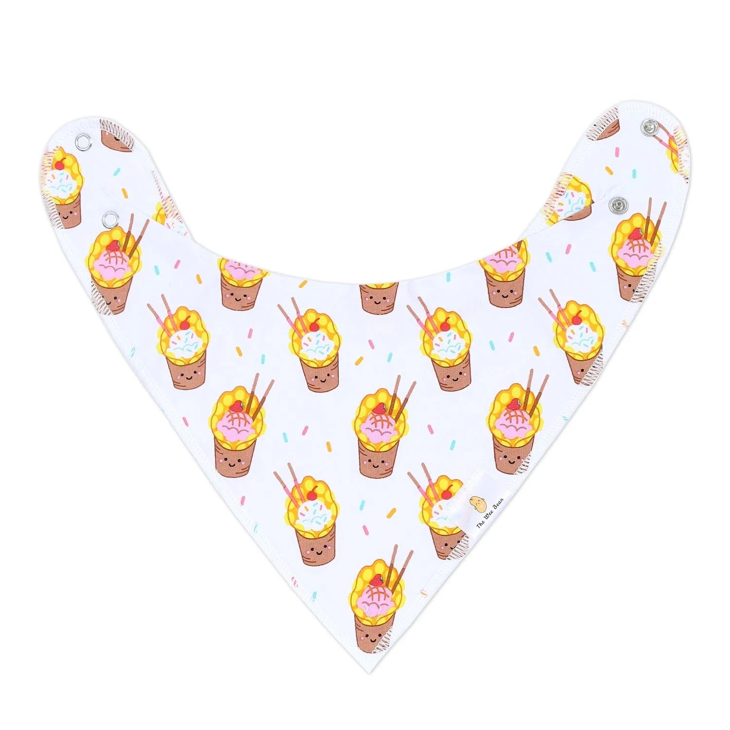 Boba+Egg Waffle Bibs 2 Pcs Set | Bookazine HK