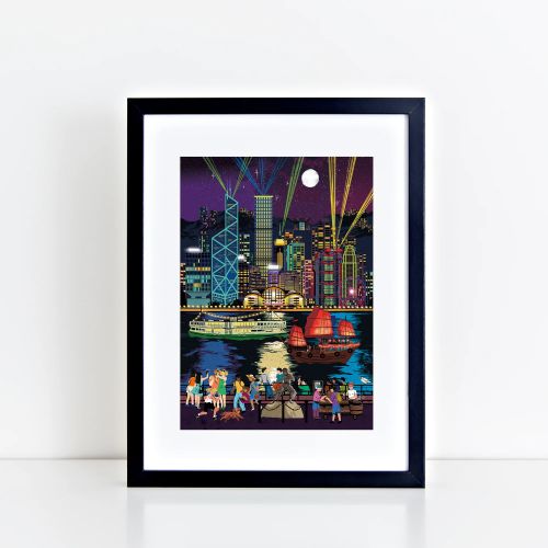 Fantasy Cityscapes Hong Kong From the Harbour | Bookazine HK