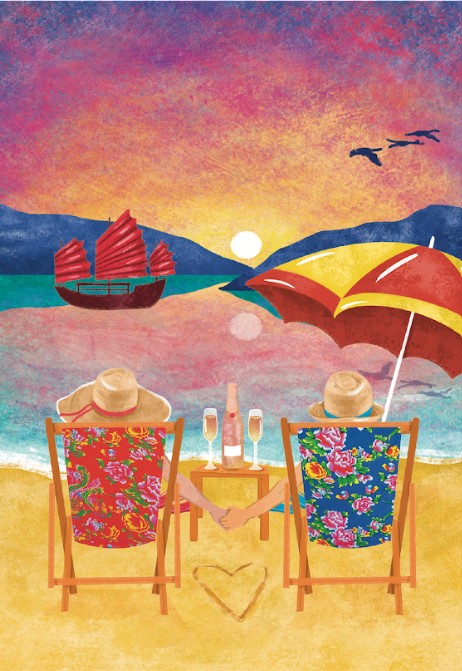 Sunset Beach Greeting Card | Bookazine HK