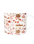 Toile Festive Mug Red & Gold