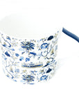 Toile Festive Mug Blue & Silver