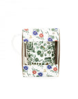 Green & Gold Toile Festive Mug