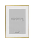 Brushed Brass Finish Photo Frame 4" x 6" | Bookazine HK