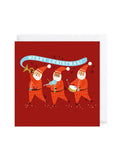 Musical Santa Christmas Card Wallet - Pack of 10