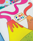 Dinosaur Sticker Scene and Colouring Activity Book