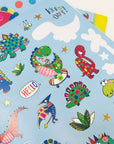 Dinosaur Sticker Scene and Colouring Activity Book