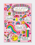 Letter Writing Set - Unicorns, Rainbows & Bees/Just Be Yourself