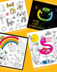 Activity Book with Scratch Art & Stickers - Jungle
