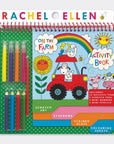Activity Book with Scratch Art & Stickers - On The Farm
