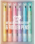 Glitter Roller Pens Set of 6