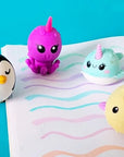 Unicorn Sea Animal Erasers Set of 4