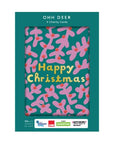 Melanie Johnsson Pink Foliage Happy Christmas Cards - Pack of 9