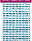 Pearl Blue Craft Sticker 3mm x 418pcs