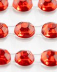 Red Gems Craft Stickers 3mm x 418pcs