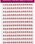 Pearl Pink Gems Craft Sticker 4mm x 240pcs