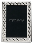 Silver Plated Swirl Textured Photo Frame 4" x 6" | Bookazine HK