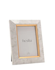 White Marble & Gold Photo Frame 4" x 6" | Bookazine HK