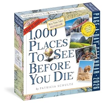 1000 Places To See Before You Die Box Calendar 2026 | Bookazine HK
