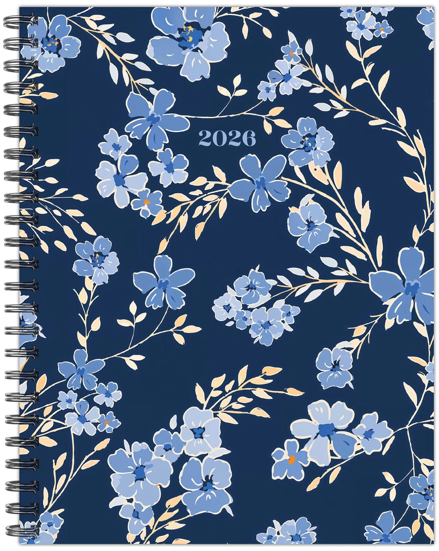 Blue Floral Weekly Planner 2026