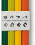 Bookaroo Graphite Pencils Greens