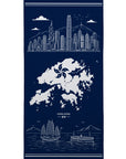 Hong Kong Skyline Beach Towel | Bookazine HK