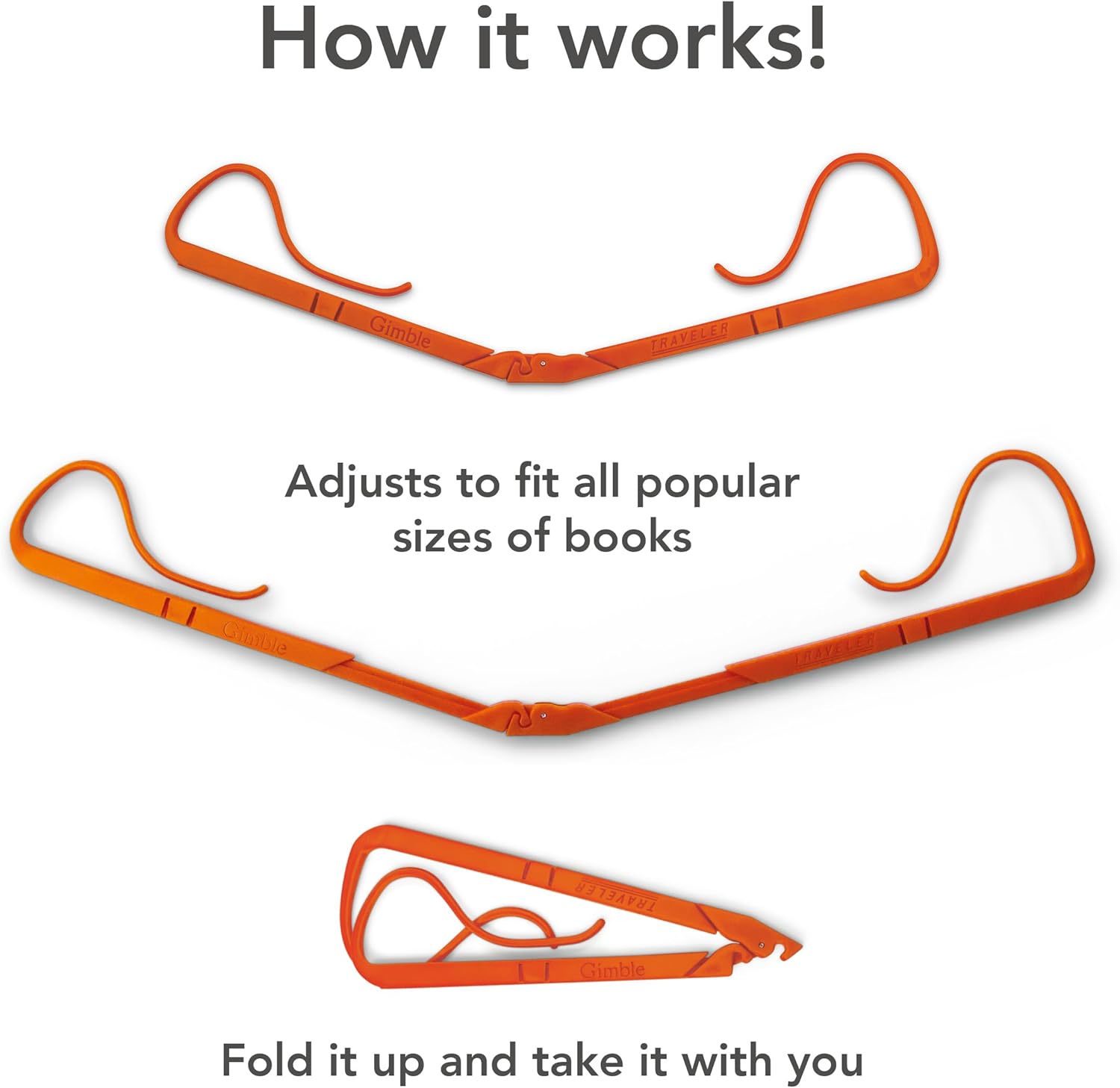 Orange Gimble Bookholder | Bookazine HK