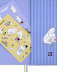 Moleskine Large Ruled Notebook Fabric Hardcover Moomin Light Purple