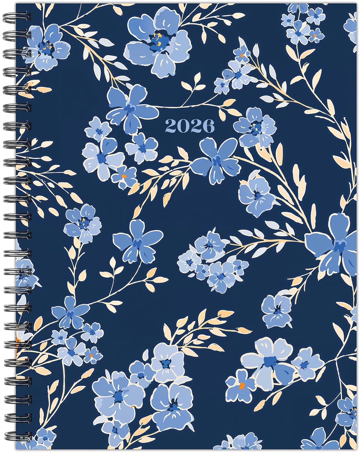 Bluesy Floral Weekly Planner 2026