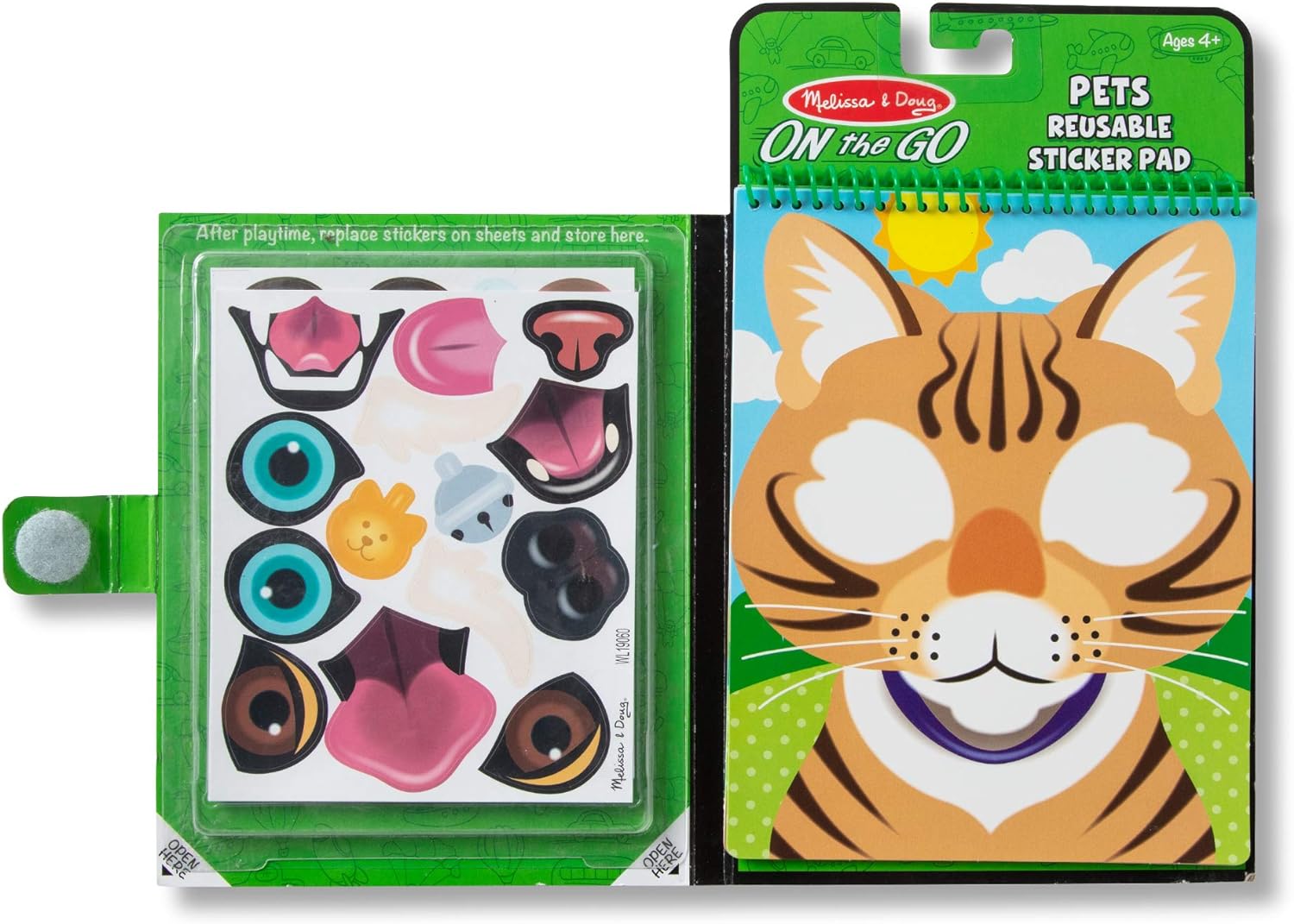 Make A Face Reusable Sticker Pad Pets
