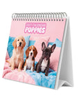 Puppies 2027 Desk Calendar