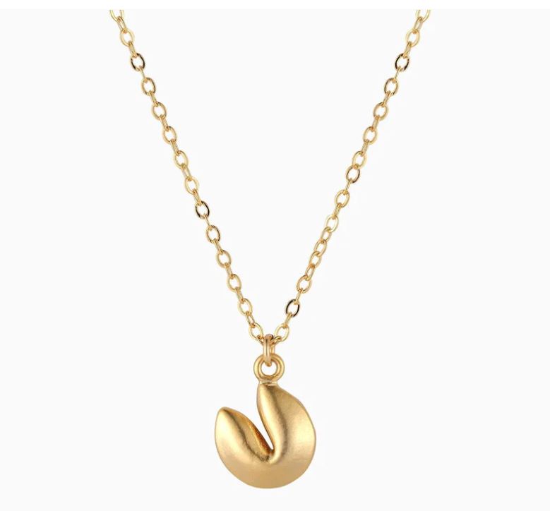 Fortune Cookie Necklace
