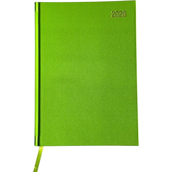 A5 Week To View - Green