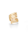 I Am Brave Wrapped Ring - Gold