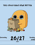 Sad Nuggie 2027 Box Calendar