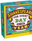 Shakespeare For Every Day of The Year 2027 Box Calendar