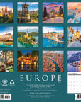 Europe 2027 Wall Calendar