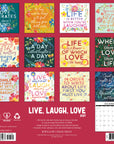 Live, Laugh, Love 2027 Wall Calendar