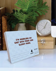 Same Sh!t Different Day 2027 Box Calendar