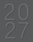 Charcoal 2027 Monthly Planner