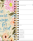 Scriptures And Florals 2027 Monthly/Weekly Planner